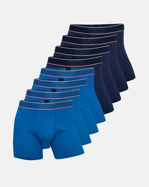 Pique tights 8-pak | Bambusviskose | Sort og blå