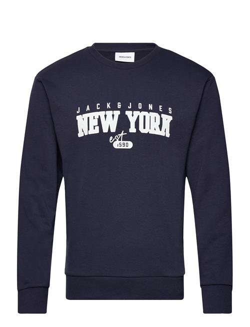 Se Jack & Jones Jjcory Sweat Crew Neck Jack & J S Navy ved Booztlet