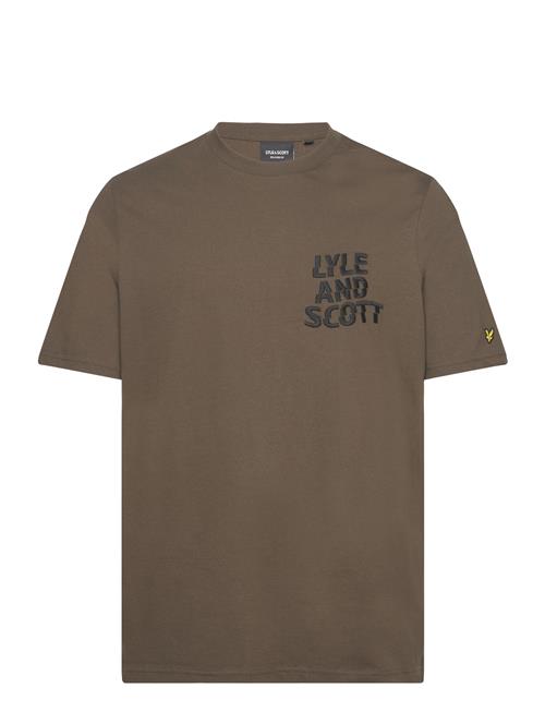 Lyle & Scott Ripple Logo T-Shirt Lyle & Scott Khaki