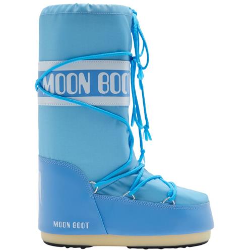 Se Moon Boot Icon Nylon Støvler Alaskan Blue | Blå | 23-26 EU ved Babyshop