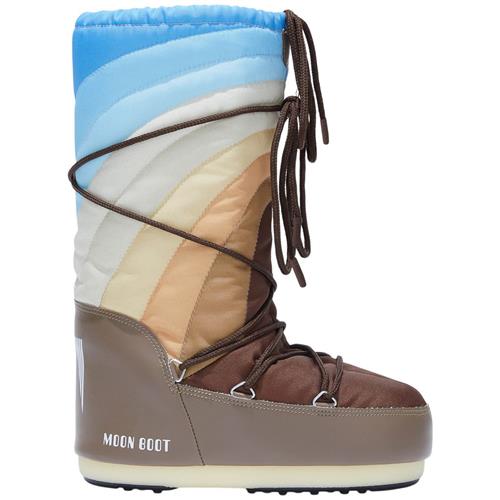 Moon Boot Icon Nylon Støvler Rainbow Shitake | Brun | 27-30 EU