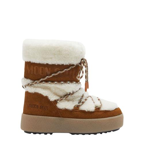 Moon Boot JTrack Shearling Lave Støvler Whisky/Off White | Brun | 30 EU