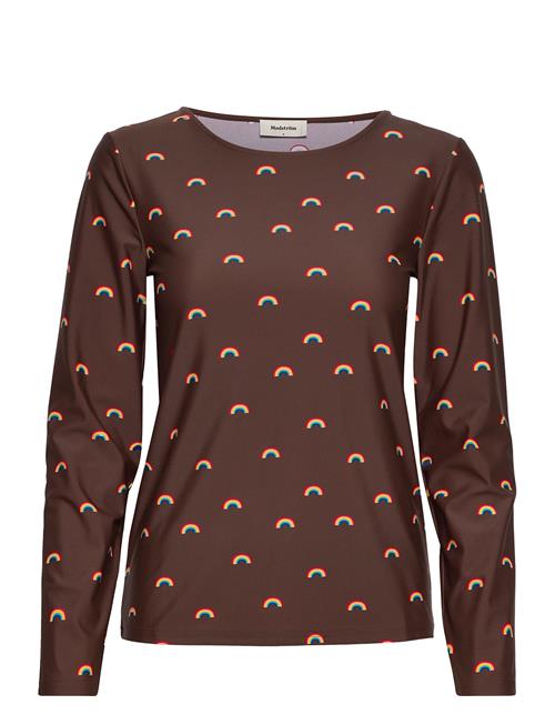 Modström Pernillemd Print Ls Top Modström Brown