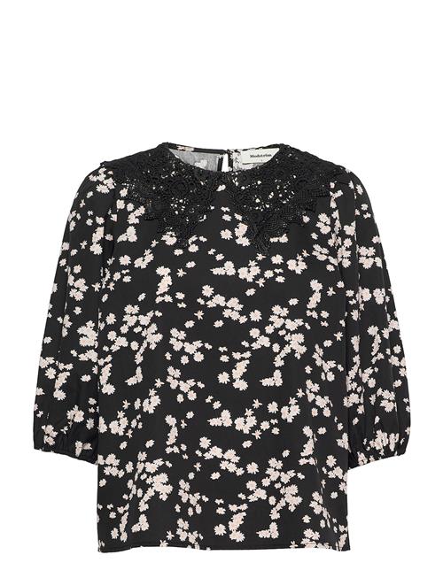 Lilith Print Top Modström Black