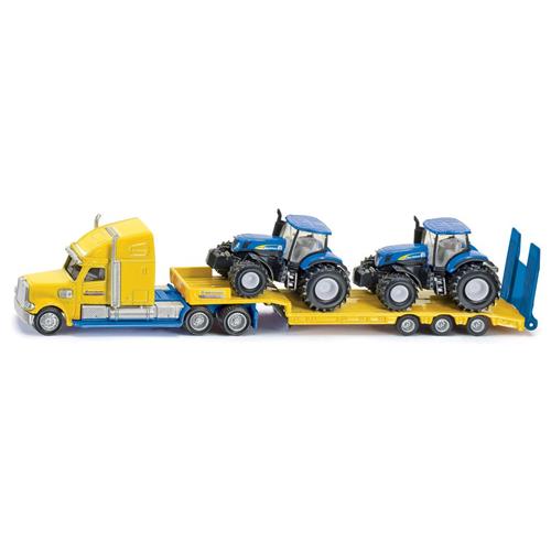 Se Micki 1805 LKW New Holland Lastbil & Trailer Sæt Med Traktorer | Gul | 3-6 ved Babyshop