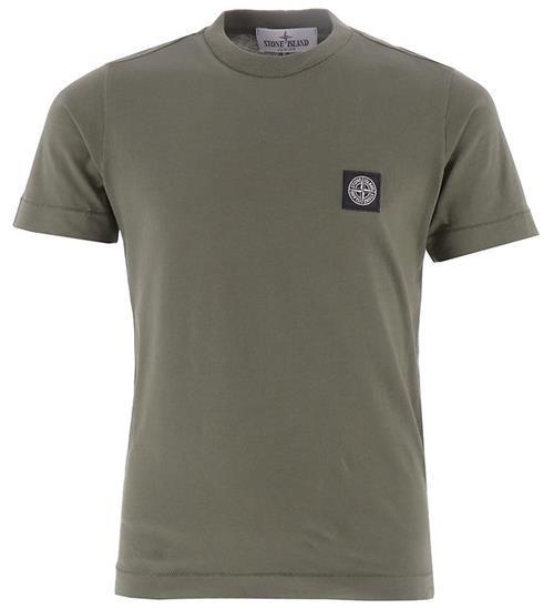 Se Stone Island T-shirt - Olive ved KidsWorld