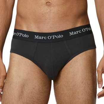 Marc O'Polo Marc O Polo Basic Briefs 3P Sort bomuld Large Herre