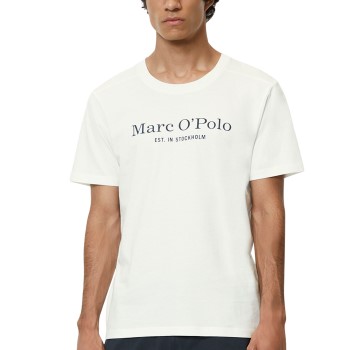 Marc O'Polo Marc O Polo Logo Top Hvid bomuld Medium Dame