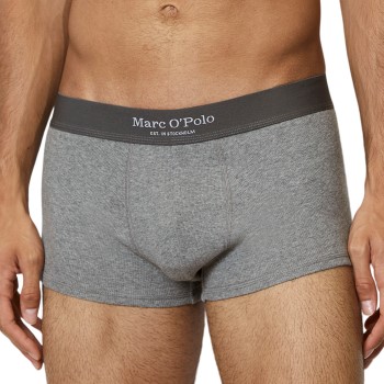 Marc O'Polo Marc O Polo Men Iconic Rib Trunks 2P Grå bomuld Large Herre