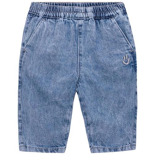 Se Molo Sois Bukser Bleach Denim | Blå | 74 cm ved Babyshop