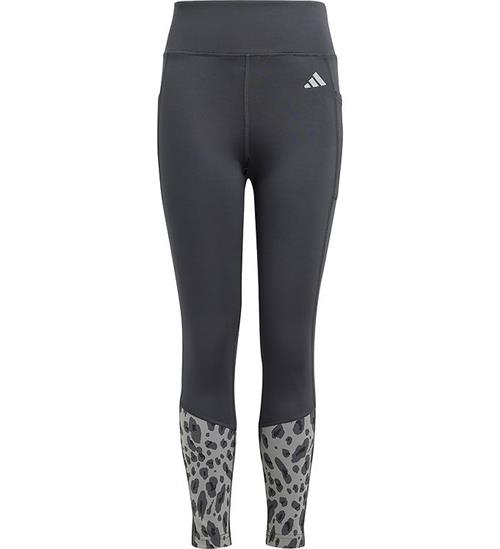 adidas Performance adidas Performance Leggings - JG AOP OPT TG - Sort/GrÃ¥