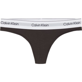 Calvin Klein Trusser Modern Cotton Naturals Thong Brun Small Dame