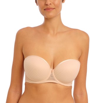 Freya Bh Tailored Underwire Moulded Strapless Bra Beige D 80 Dame