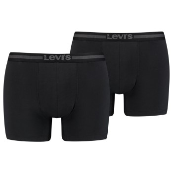 Levis 2P Tencel Boxer Brief Sort lyocell Medium Herre