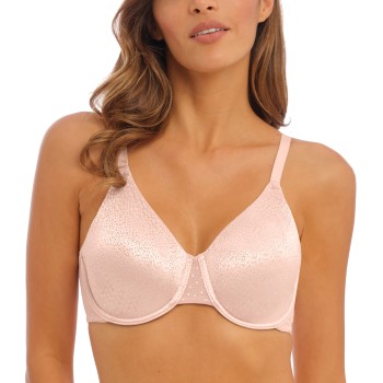 Wacoal Bh Back Appeal Underwire Bra Rosa nylon C 75 Dame