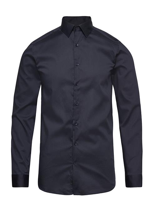 Lindbergh Organic Dress Shirt L/S Lindbergh Navy