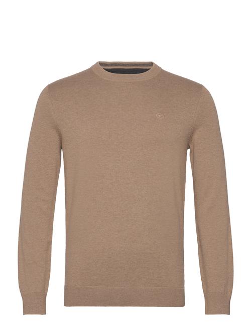 Basic Crewneck Knit Tom Tailor Brown