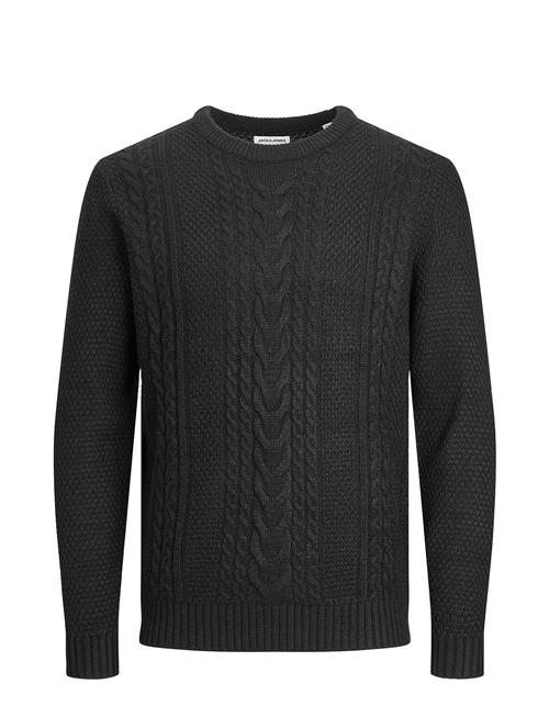 Se Jack & Jones Jjcraig Knit Crew Neck Aw23 Jack & J S Black ved Booztlet