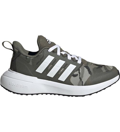 Se adidas Performance Sko - FortaRun 2.0 K - ArmygrÃ¸n/Hvid ved KidsWorld