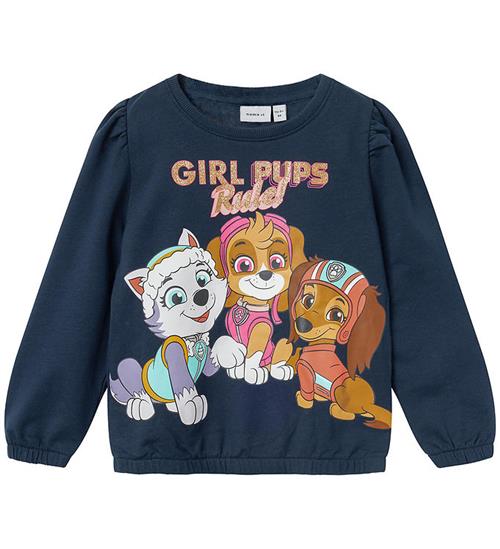 Name It Name It Sweatshirt - Paw Patrol - NmfJulle - Dark Sapphire m. Pr