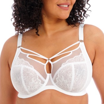 Elomi Bh Brianna Underwire Plunge Bra Hvid F 95 Dame