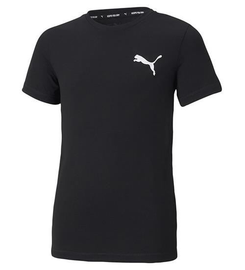 Puma Puma T-Shirt - ACTIVE Small Logo - Sort m. Print