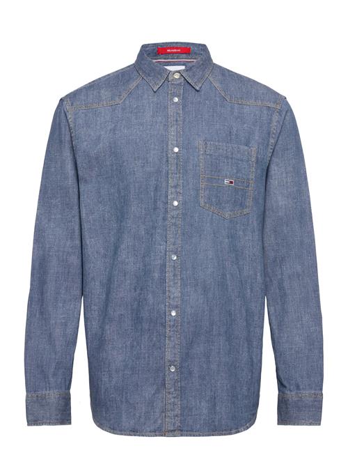 Tjm Rlx Western Denim Shirt Tommy Jeans Blue