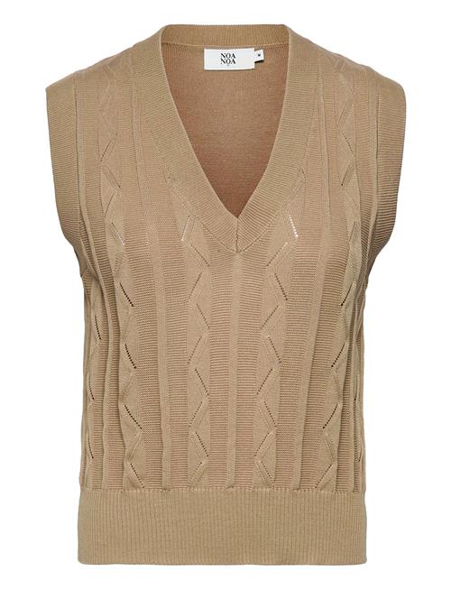 Se Noa Noa Waistcoat Noa Noa Beige ved Booztlet