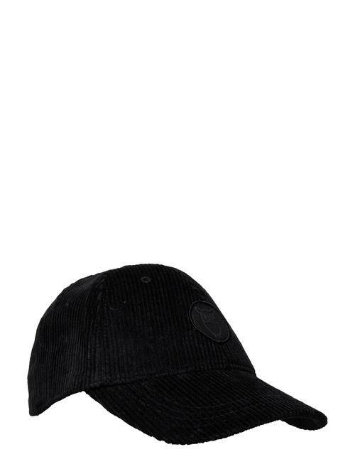 Knowledge Cotton Apparel 8 Wales Corduroy Cap - Gots/Vegan Knowledge Cotton Apparel Black