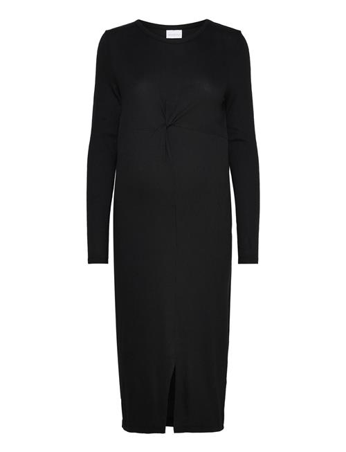 Mamalicious Mlbrynja L/S Jrs Midi Dress A. Mamalicious Black