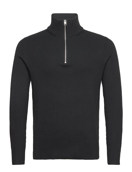 Se Jack & Jones Jprccperfect Knit Half Zip Sn Jack & J S Black ved Booztlet