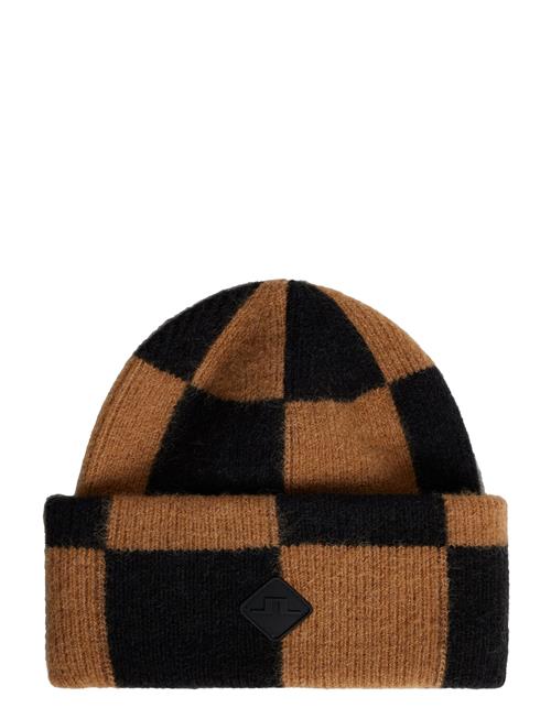 Se J. Lindeberg Jive Checkered Beanie J. Lindeberg Black ved Booztlet