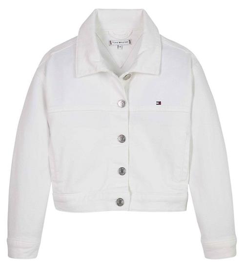 Tommy Hilfiger Jakke - Denim Trucker Jacket - Salwhite