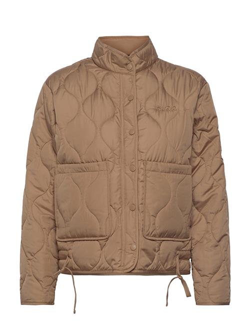 Svea W. Quilted Jacket Svea Brown