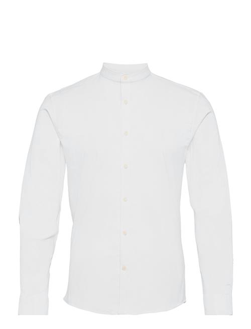 Lindbergh Yarn Dyed Oxford Superflex Shirt L/ Lindbergh White