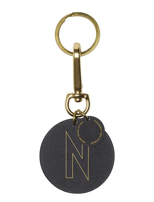 Design Letters Personal Key Ring & Bagtag Design Letters Black