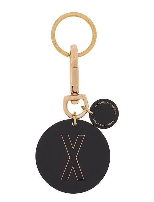 Se Design Letters Personal Key Ring & Bagtag Design Letters Black ved Booztlet