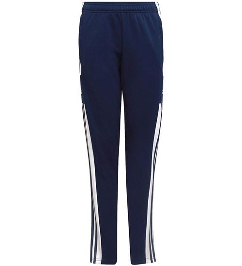 Se adidas Performance adidas Performance TrÃ¦ningsbukser - SQ21 - Navy m. Hvid ved KidsWorld