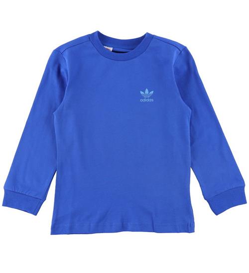 Se adidas Originals Bluse - Longsleeve - BlÃ¥ ved KidsWorld