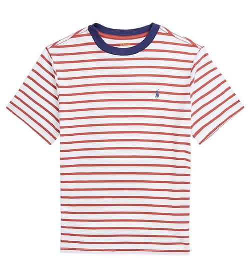 Polo Ralph Lauren Polo Ralph Lauren T-shirt - Hvid/RÃ¸dstribet m. Navy