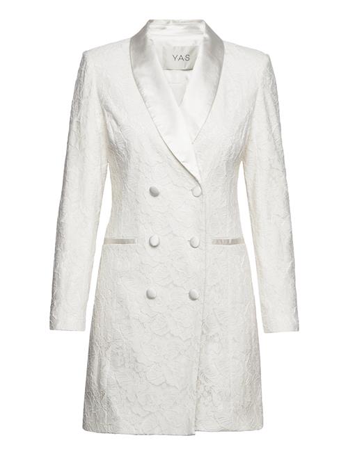 YAS Yasyara Ls Lace Blazer Dress - Celeb YAS White