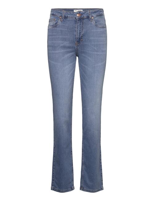 Pulz Jeans Pzemma Hw Jeans Medium Straight Leg Pulz Jeans Blue