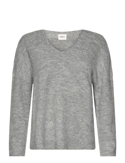 Jane V-Neck Pullover NORVIG Grey