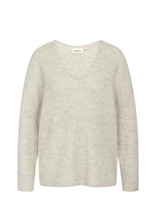 Jane V-Neck Pullover NORVIG Beige