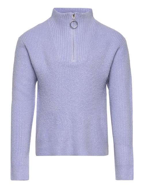 Nkftimulle Ls Short Half Zip Knit Name It Blue