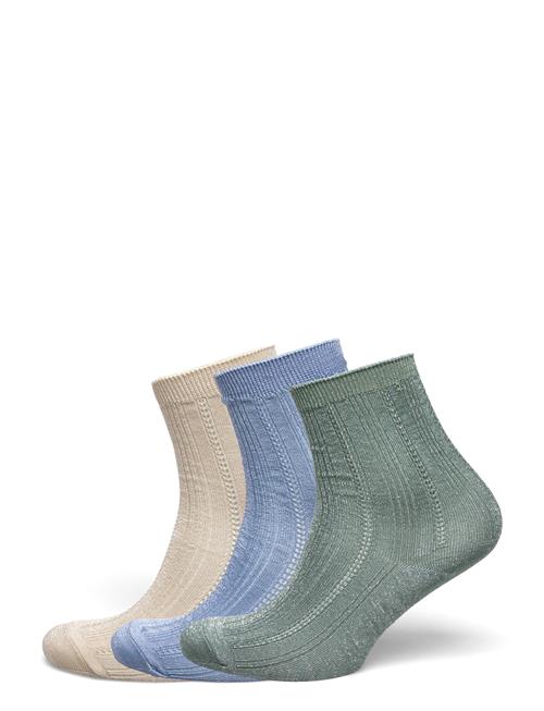 Se Becksöndergaard Glitter Drake Sock 3 Pack Becksöndergaard Green ved Booztlet