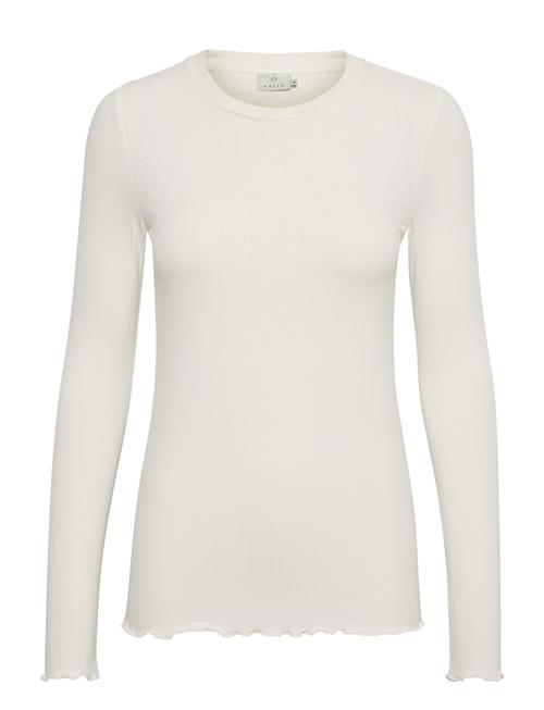 Kaffe Kadrew Ls T-Shirt Kaffe White