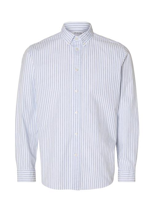 Selected Homme Slhslimrick-Poplin Shirt Ls Noos Selected Homme White