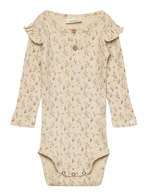 Se Lil'Atelier Nbfthida Ls Slim Body Lil Lil'Atelier Beige ved Booztlet