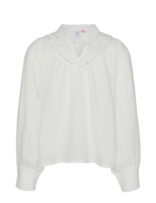 Vero Moda Girl Vmchris Ls Top Wvn Girl Vero Moda Girl White